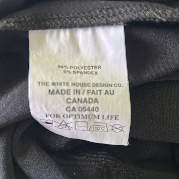 Sympli black top tunic scoop neck 3/4 sleeve ties at hem excellent Size 12 - Picture 6 of 8